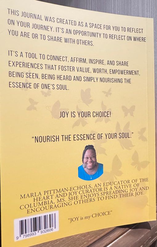 Interactive Reflection Journal: JOY is my CHOICE