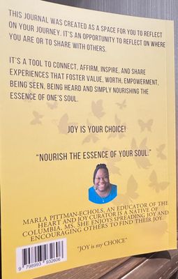 Interactive Reflection Journal: JOY is my CHOICE