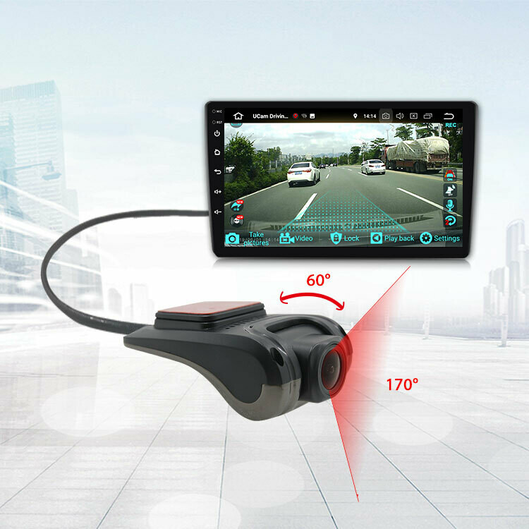 FHD 1080p  Car DVR Camera Night Vision Audio Recorder USB With 170 Lens