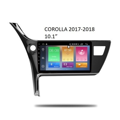 Corolla 2017-2018
Screen Size: 10.1 INCH