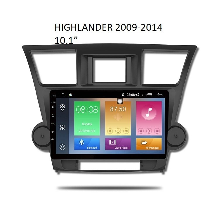 Highlander 2008-2014 

Screen Size: 10.1 INCH
