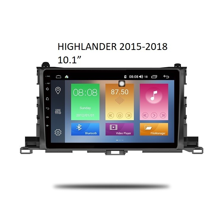 Highlander 2015-2018 

Screen Size: 10.1 INCH