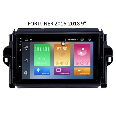 Fortuner 2016-2018
Screen Size: 9 INCH