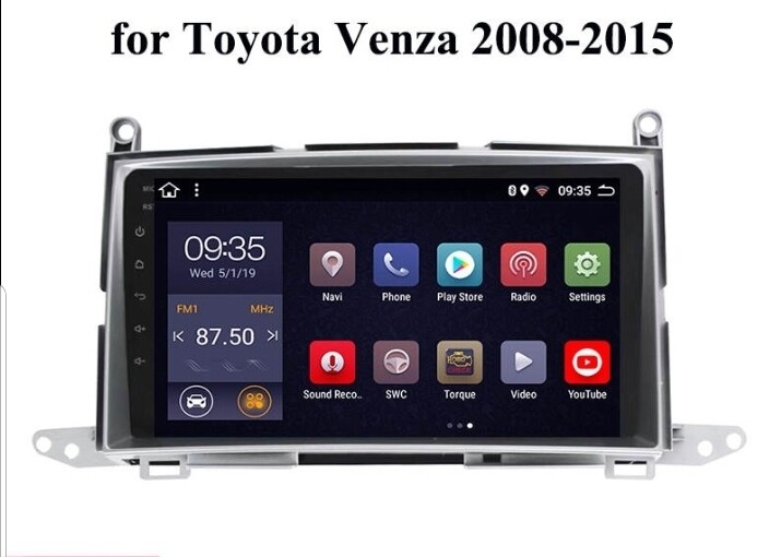 Toyota Venza 2008-2016
Screen Size:  9&quot;