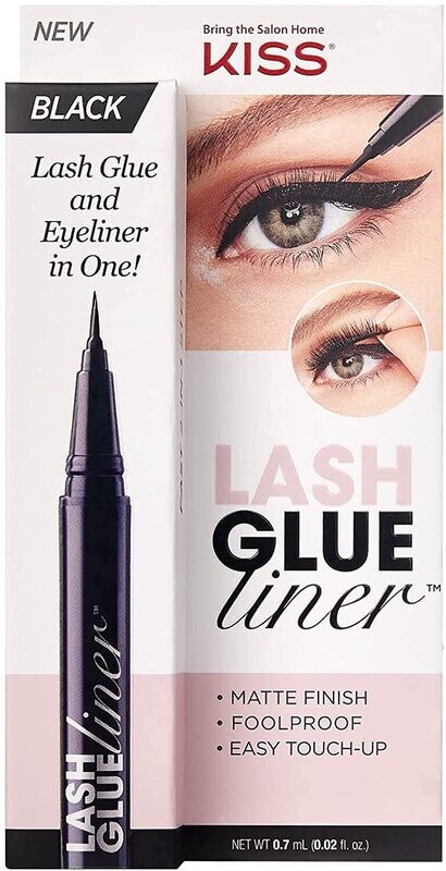 Kiss Lash Glueliner Negro