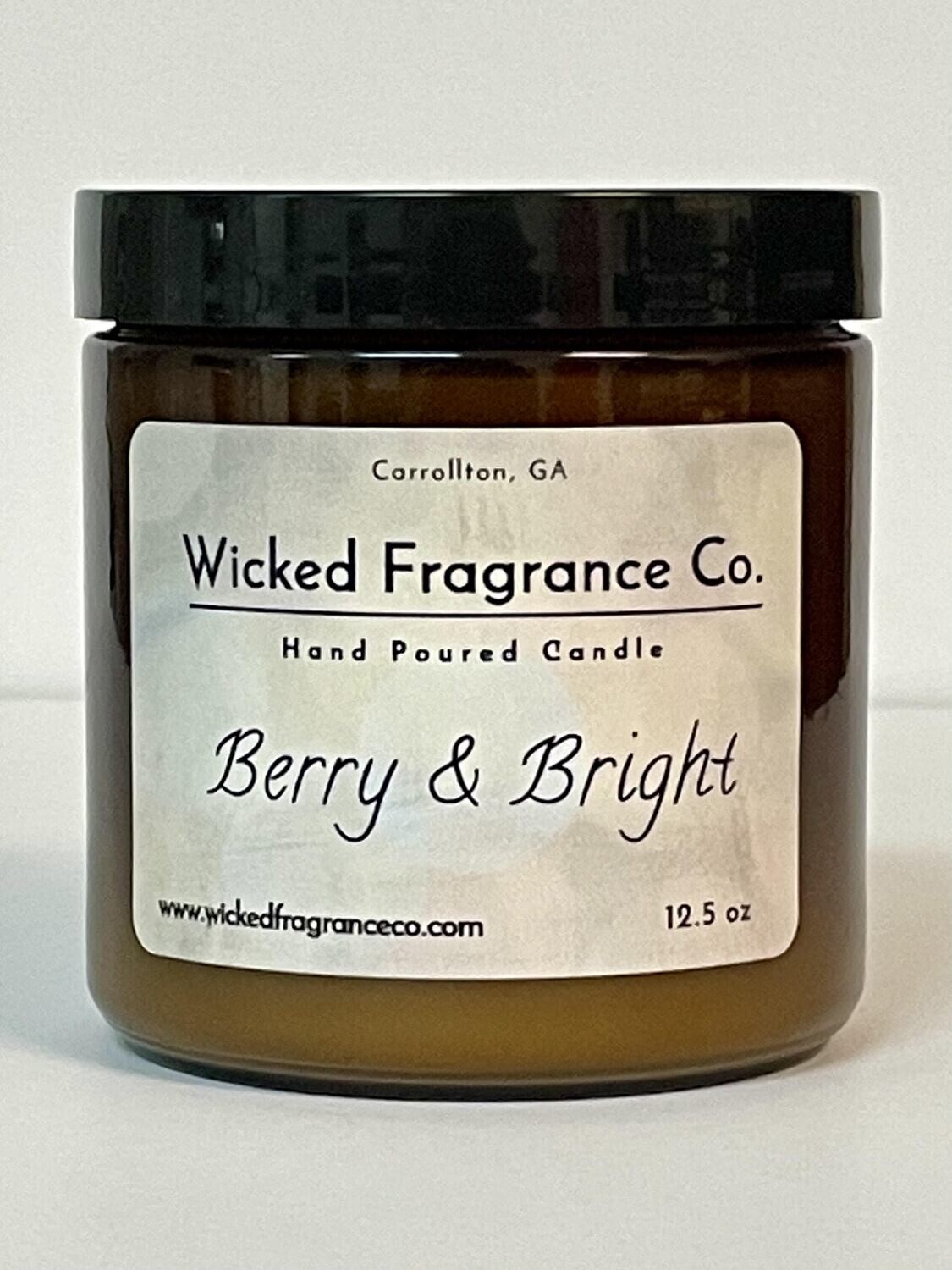 Berry & Bright Candle Large Amber