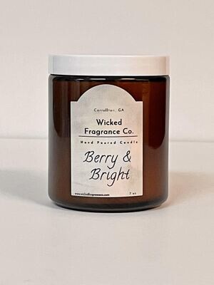 Berry & Bright Candle Small Amber