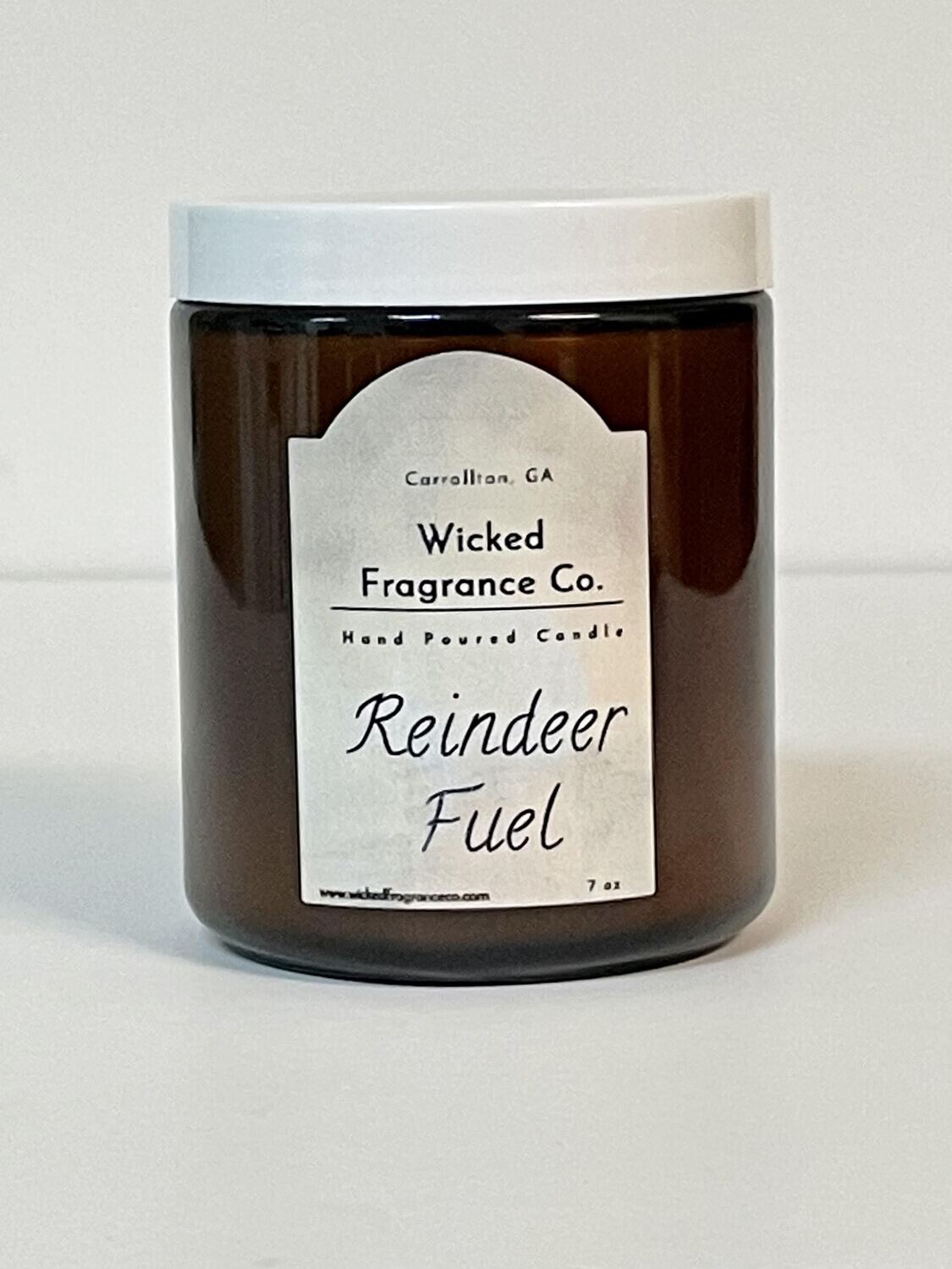 Reindeer Fuel Candle Small Amber