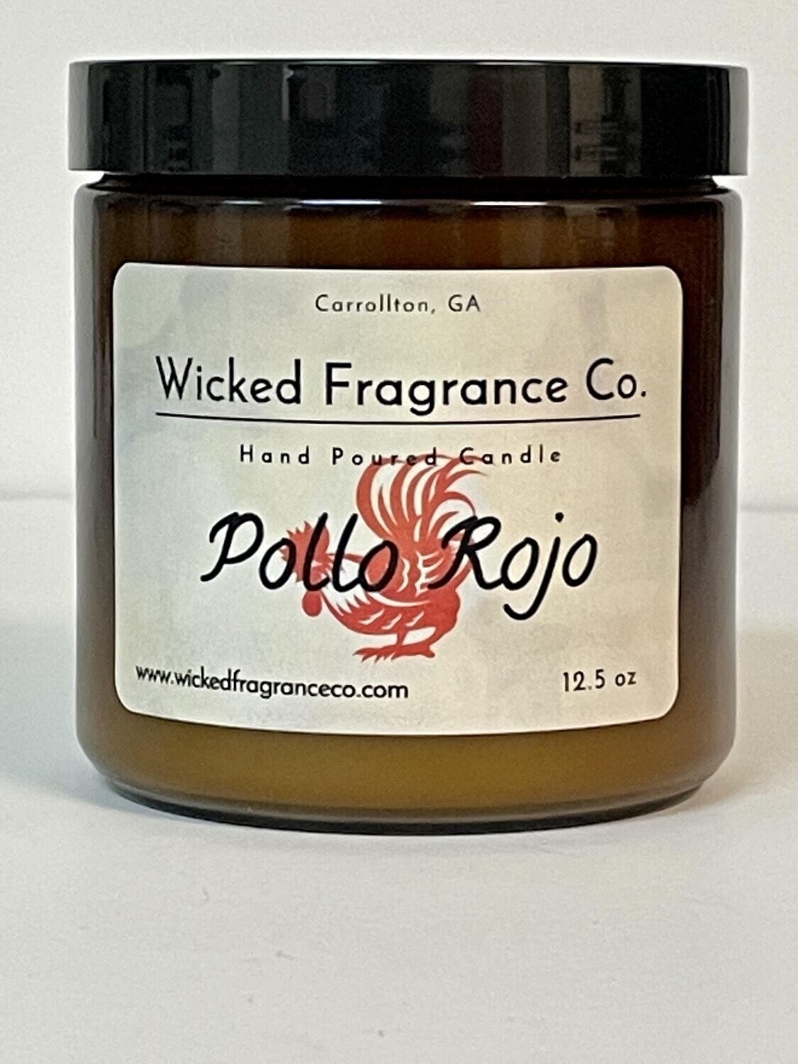 Pollo Rojo Candle Large Amber