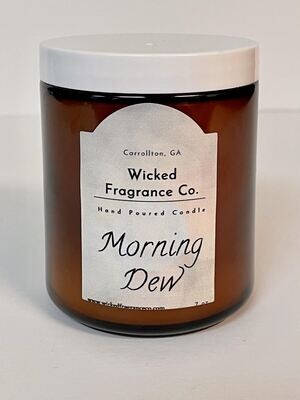 Morning Dew Candle Small Amber