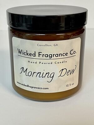 Morning Dew Candle Large Amber