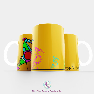 Pelícano Taíno Petroglyphs Mug