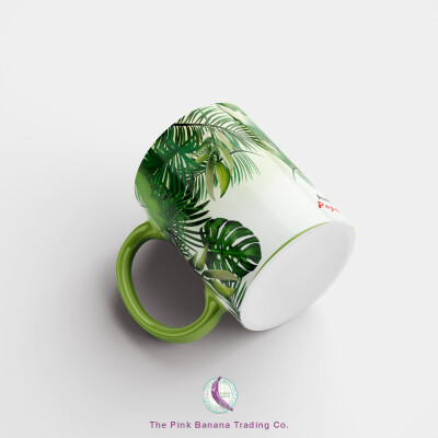 Taza Verde Claro Pájaro Bobo Mayor | Coccyzus Vieilloti Mug