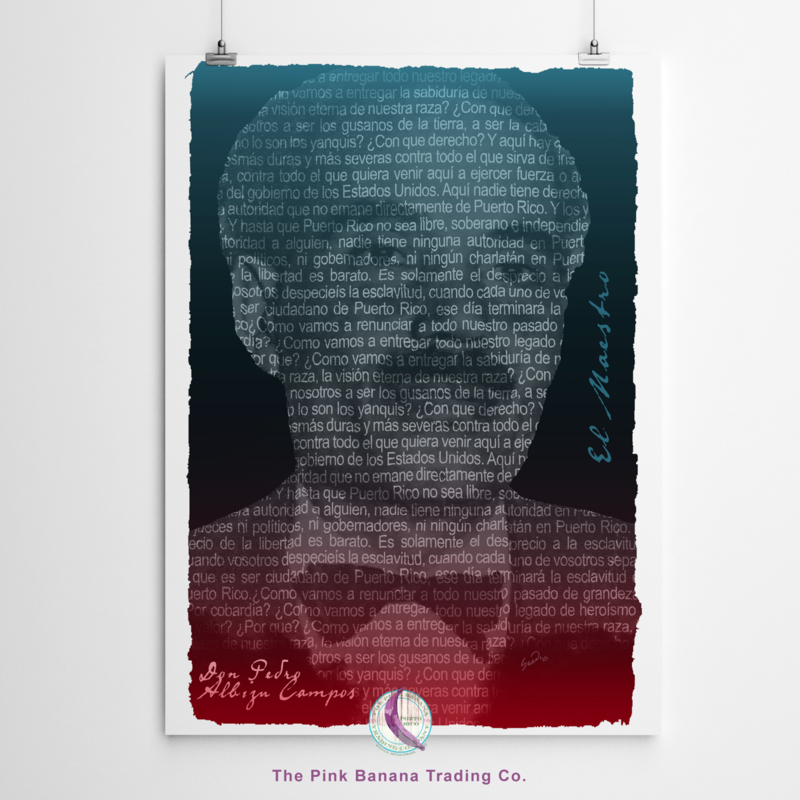 Digital Paint of Pedro Albizu Campos
