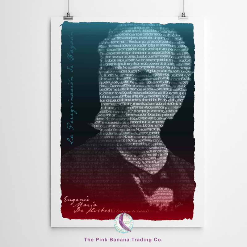 Digital Paint of Eugenio María de Hostos