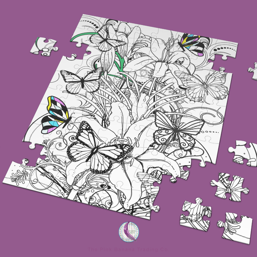 Rompecabezas de mariposa | Butterfly puzzle