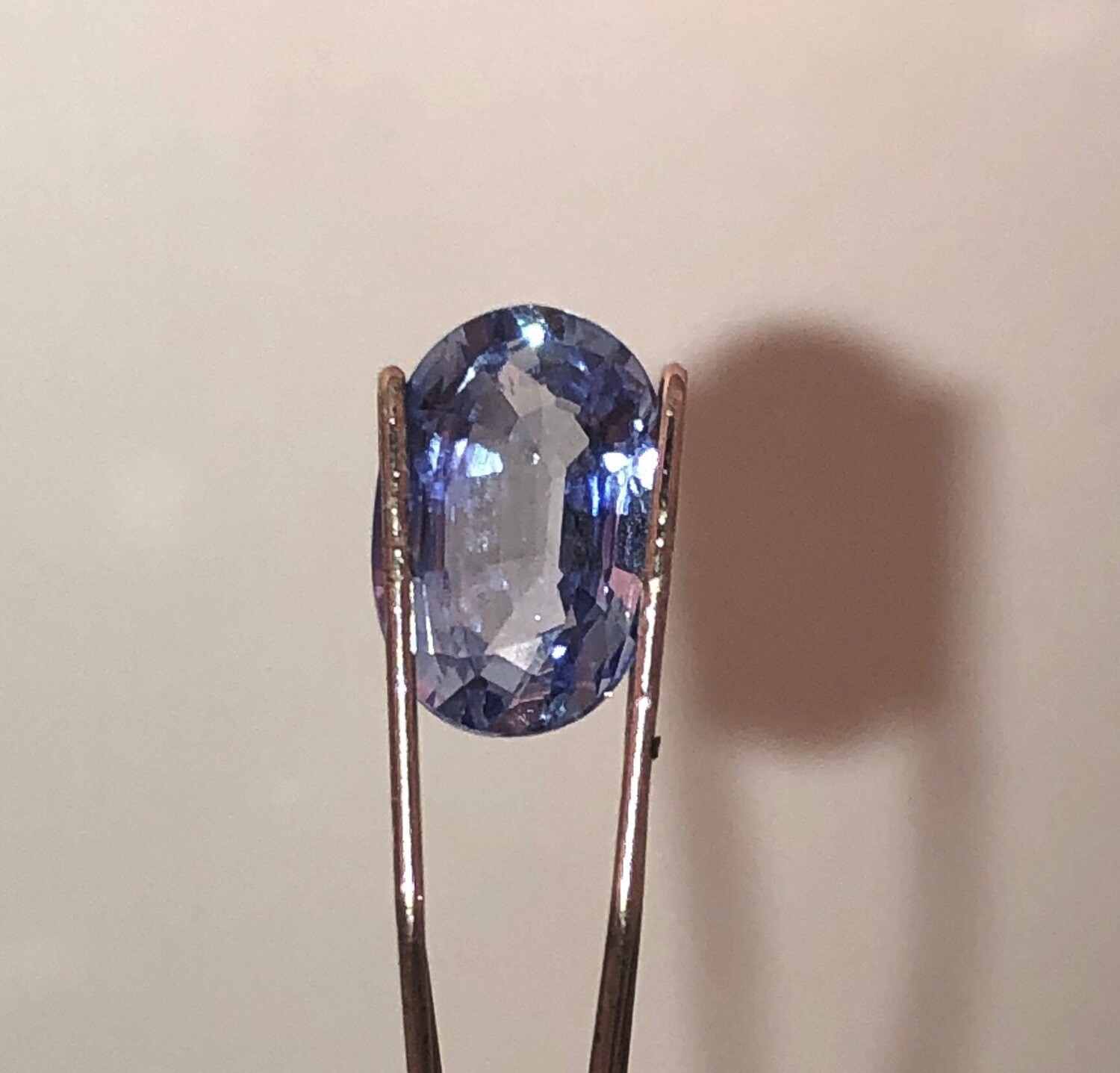 Blue Sapphire Certified By EGL - USA. Very Nice Light Blue (Steele) 1.14 ct Oval Cut Sapphire.