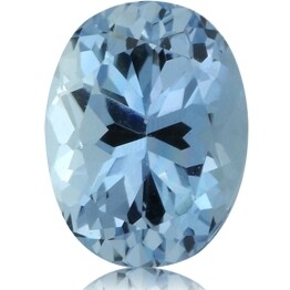 Natural Aquamarine 1.45 ct, Excellent Blue Color and Quality