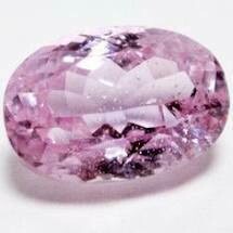 Natural Kunzite 3.42 ct Lovely Pinkish Purple Oval Cut Gemstone.