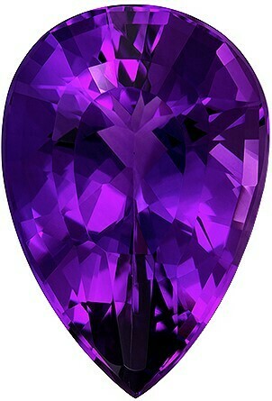 Natural Amethyst, 28.48 ct Lovely Blueish Purple With Red Undertones.