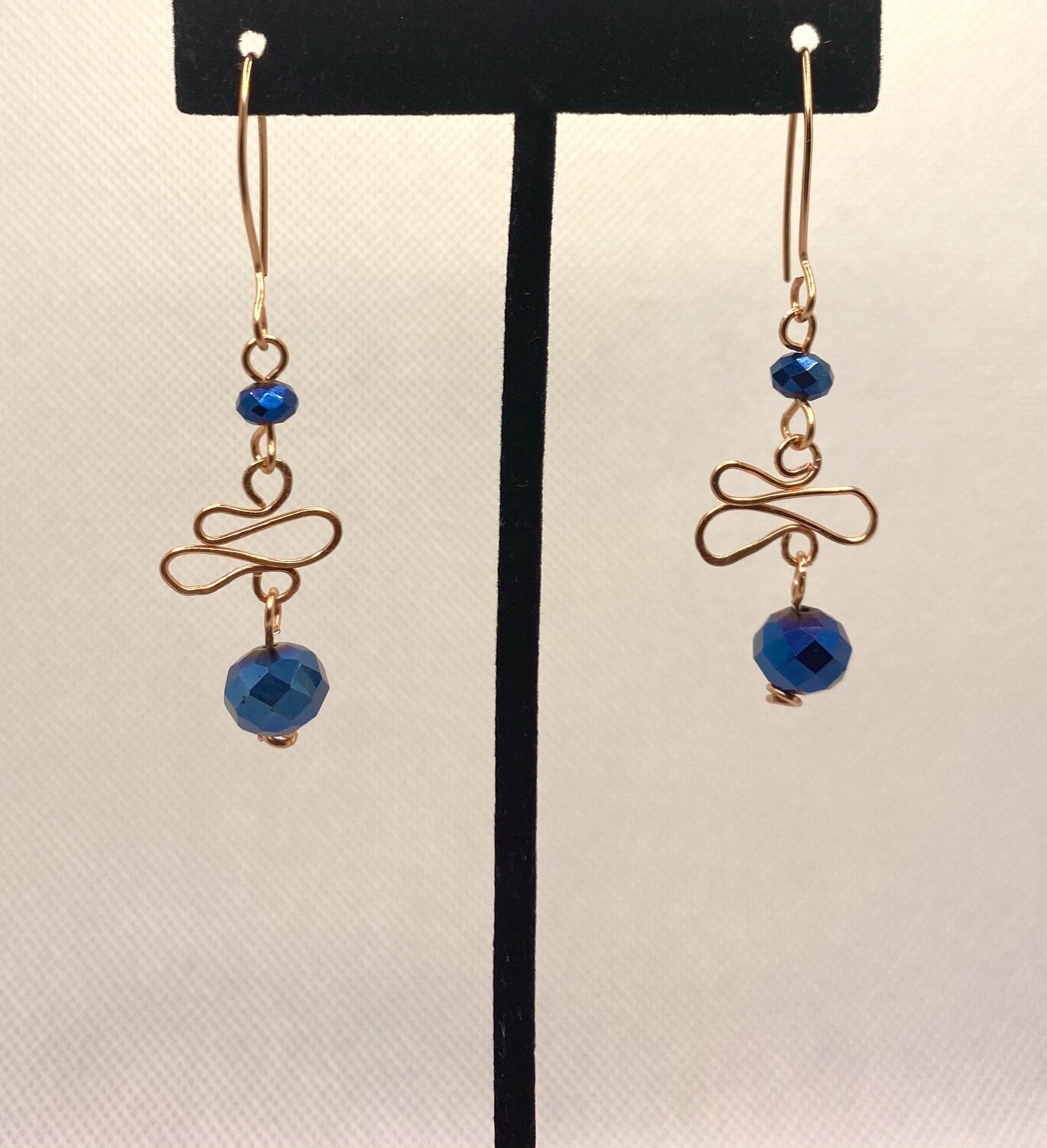 Hiero bead earrings (color variations available)