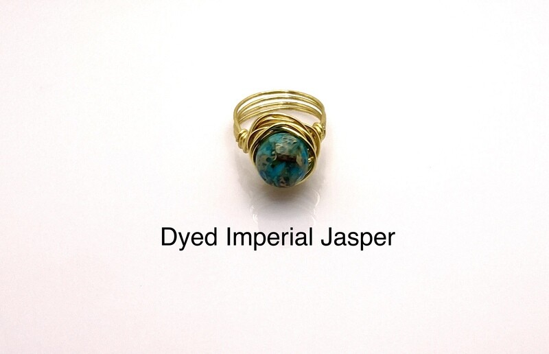 Imperial Jasper ring