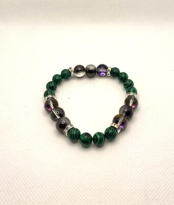 Malachite dazzle bracelet