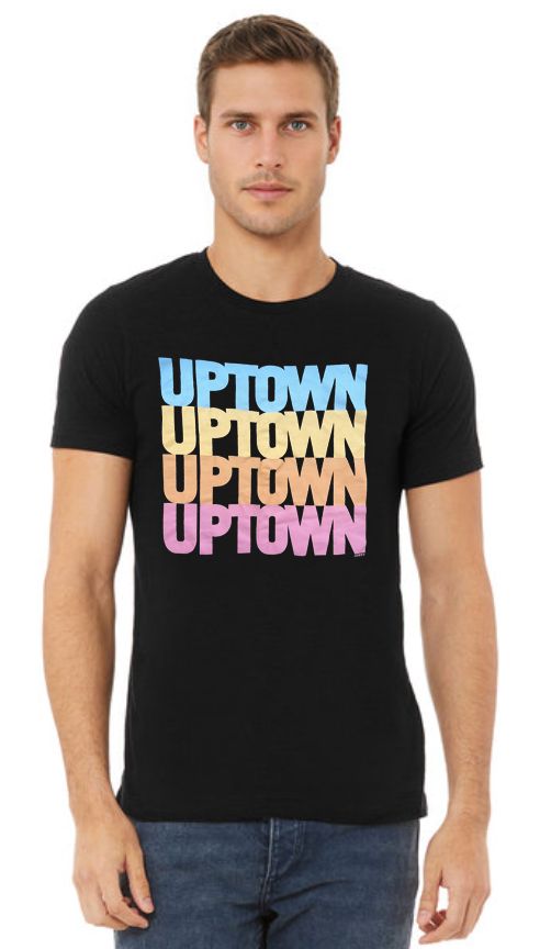 Historic Uptown T-shirt featuring St. Pete artist Chad Mize&#39;s &quot;Uptown&quot; design