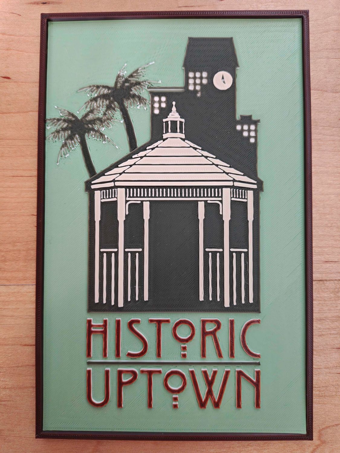 Historic Uptown Plaque