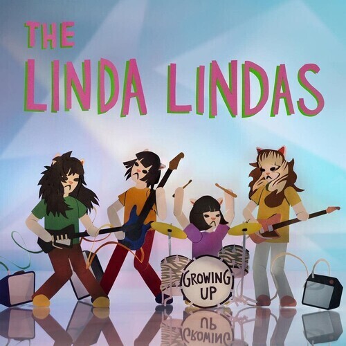 The Linda Lindas - Growing Up LP ( clear w/ blue/pink splatter)