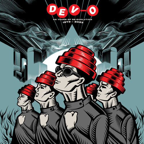 Devo - 50 Years of De- Evolution 1973-2023 LP (red &amp; blue vinyl)