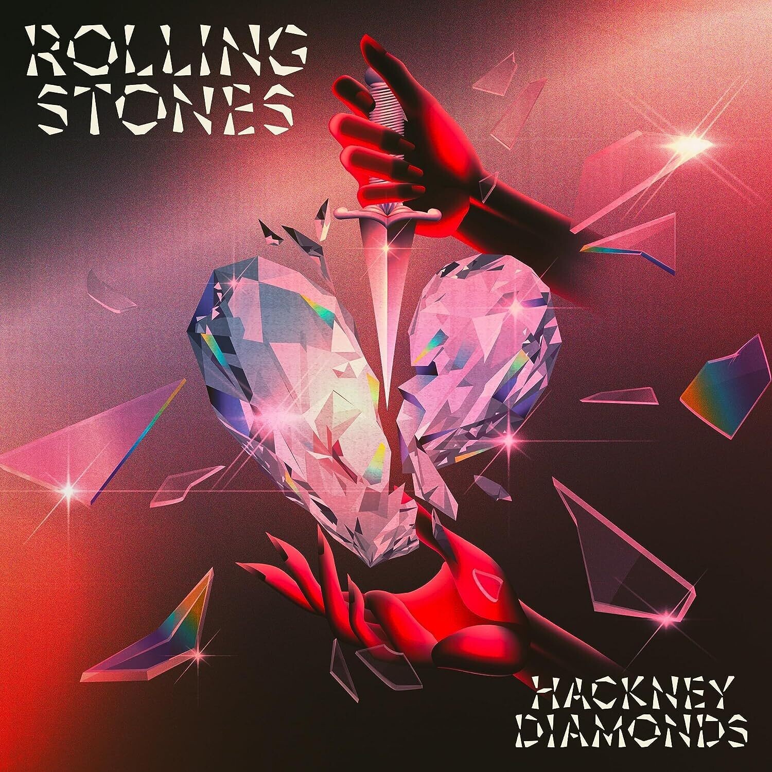 Rolling Stones - Hackney Diamonds LP (clear vinyl)