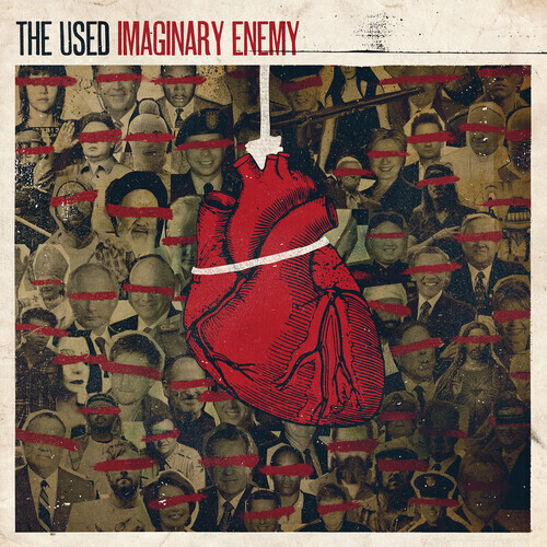 The Used - Imaginary Enemy LP (orange black white vinyl) 