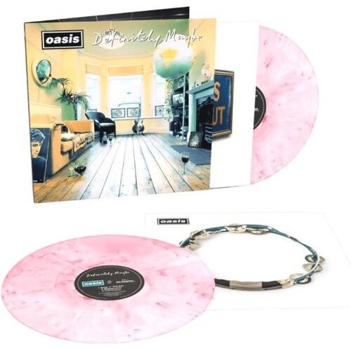 Oasis - Definitely Maybe LP (pink/white vinyl) 