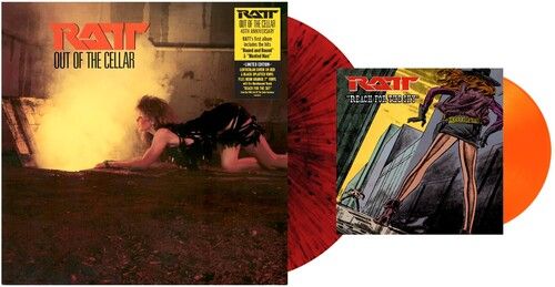 Ratt - Out of the Cellar LP (40th Anniv red/black splatter + 7&quot;)