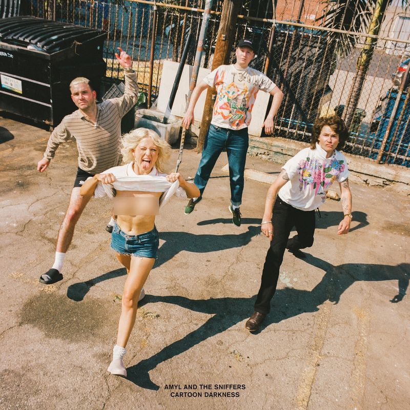 Amyl and the Sniffers - Cartoon Darkness [Doing In Me Lungs Edition) LP (smoke vinyl) 