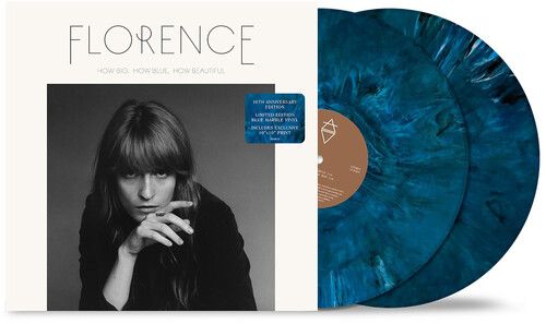 Florence &amp; the Machine - How Big, How Blue, How Beautiful: 10th Anniv LP (blue vinyl)