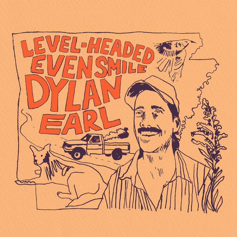 Dylan Earl - Level-Headed Even Smile LP (Turquoise Vinyl) 