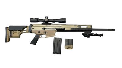 FN Scar 20S With $500 Nikon M308 Scope and bipod.