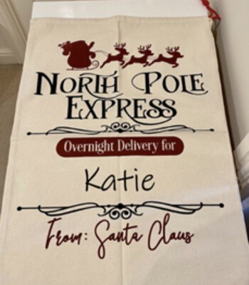 Santa Sack - North Pole Express