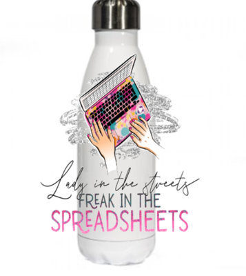 Freak In The Spreadsheets Thermal Bottle