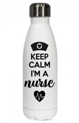 Keep Calm I'm A Nurse Thermal Bottle