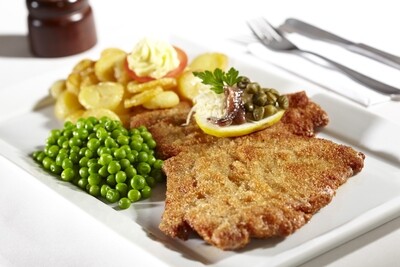 Wienerschnitzel (af svinemørbrad)