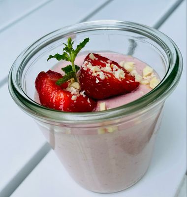 Jordbær Mousse
