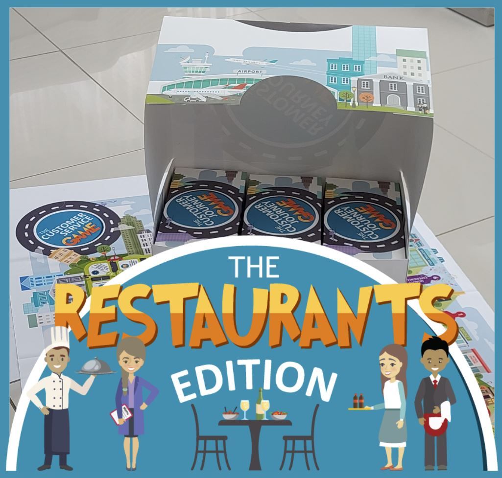Customer Journey Game, customer experience training, customer service training, customer journey mapping, restaurant training