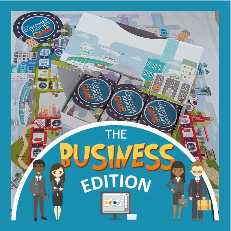 The Customer Journey Game - Business Edition for conferences and customer experience interactive training.