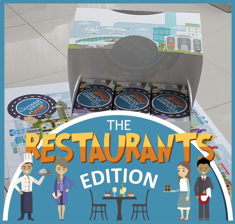 Customer Journey Game, customer experience training, customer service training, customer journey mapping, restaurant training