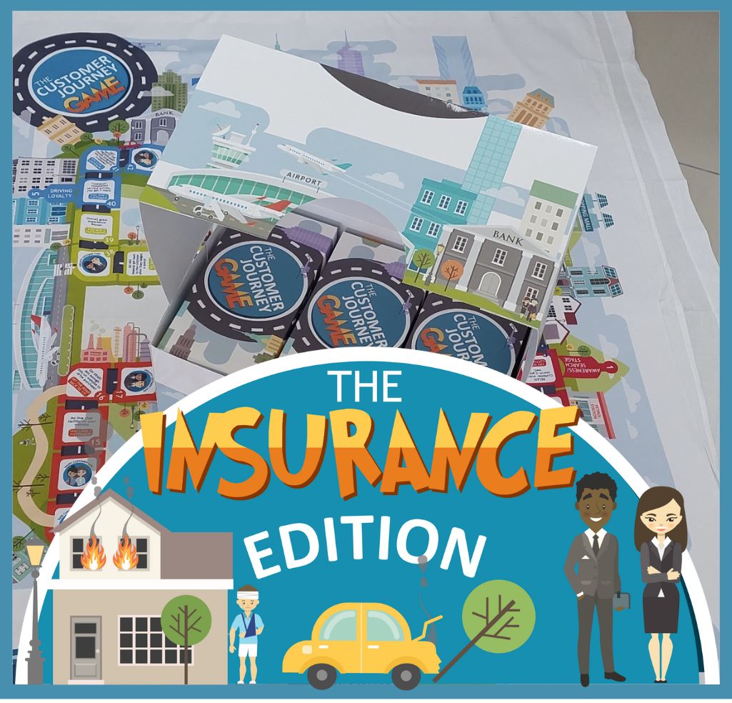 Customer Journey Game Insurance Edition customer experience service training, customer experience, business, insurance, 