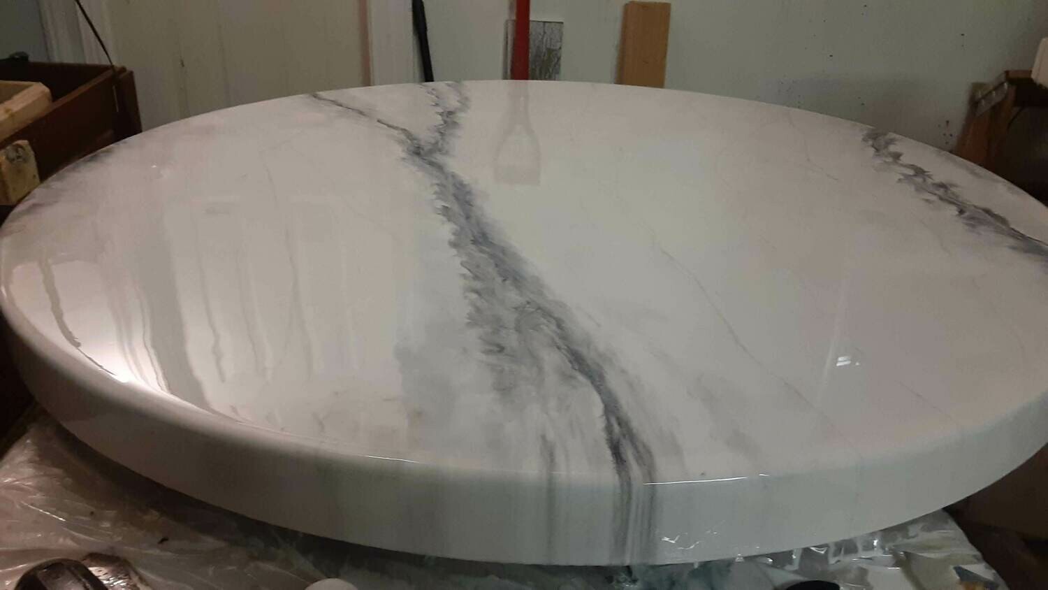 epoxy round table