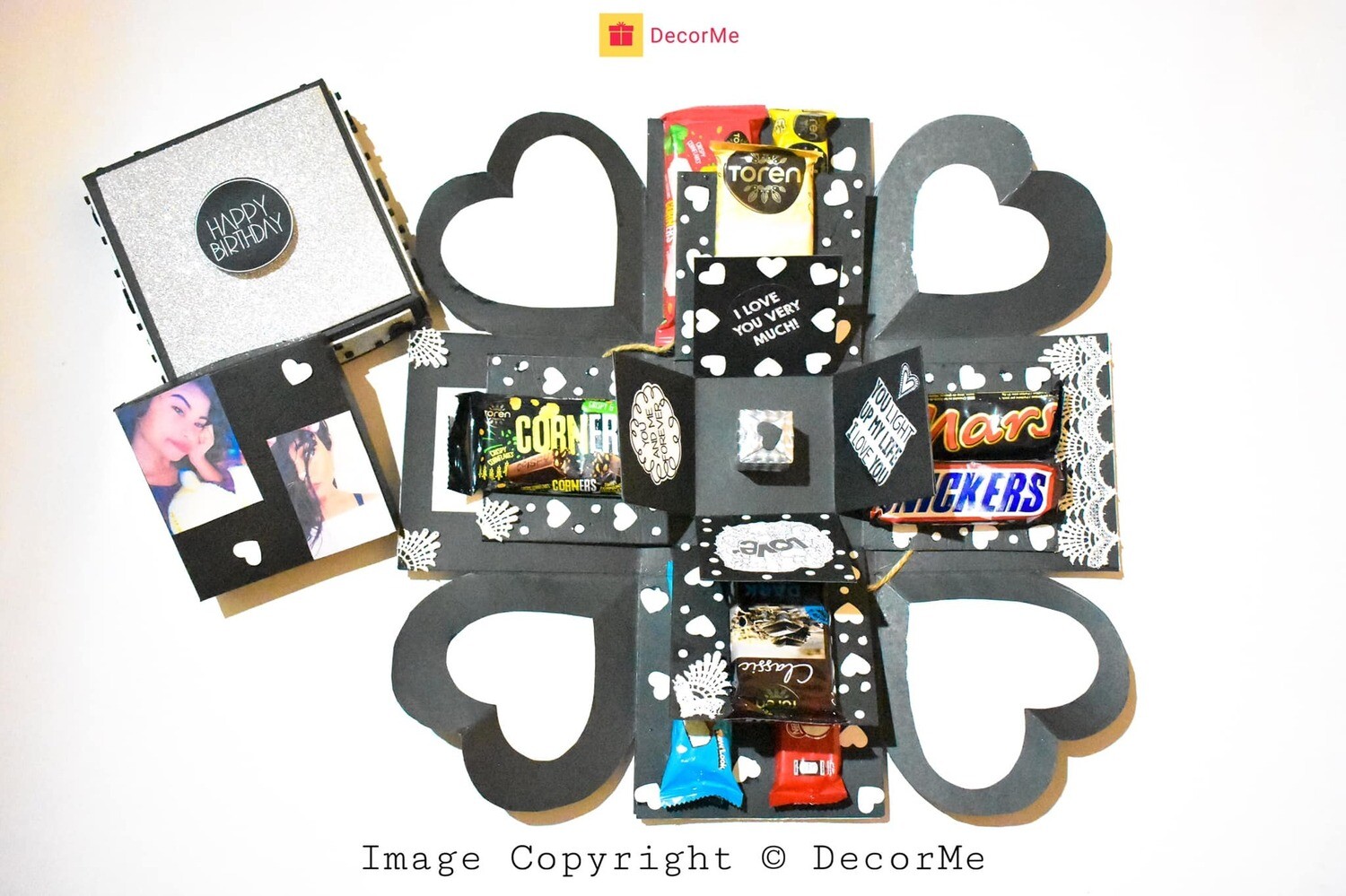 DecorMe Chocolate Explosion Boxes (Customizable)